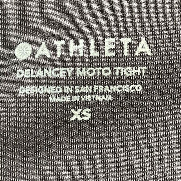 Athleta Delancey Moto Tight Black XS - Picture 11 of 12